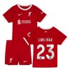 Liverpool 2023-24 Luis Diaz 23 Hjemme - Barn Draktsett